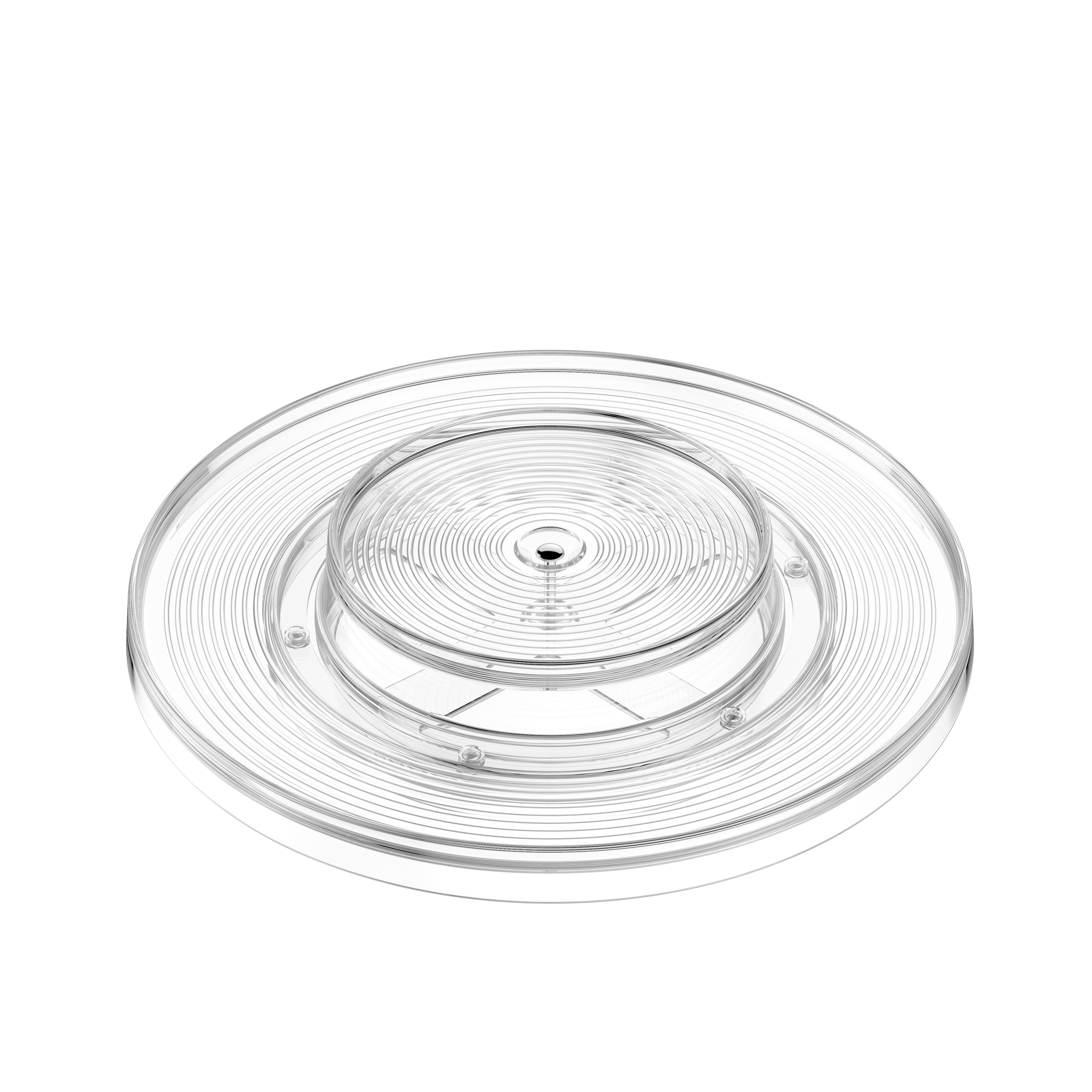 2 Tier Turntable Organizer para sa Gabinete