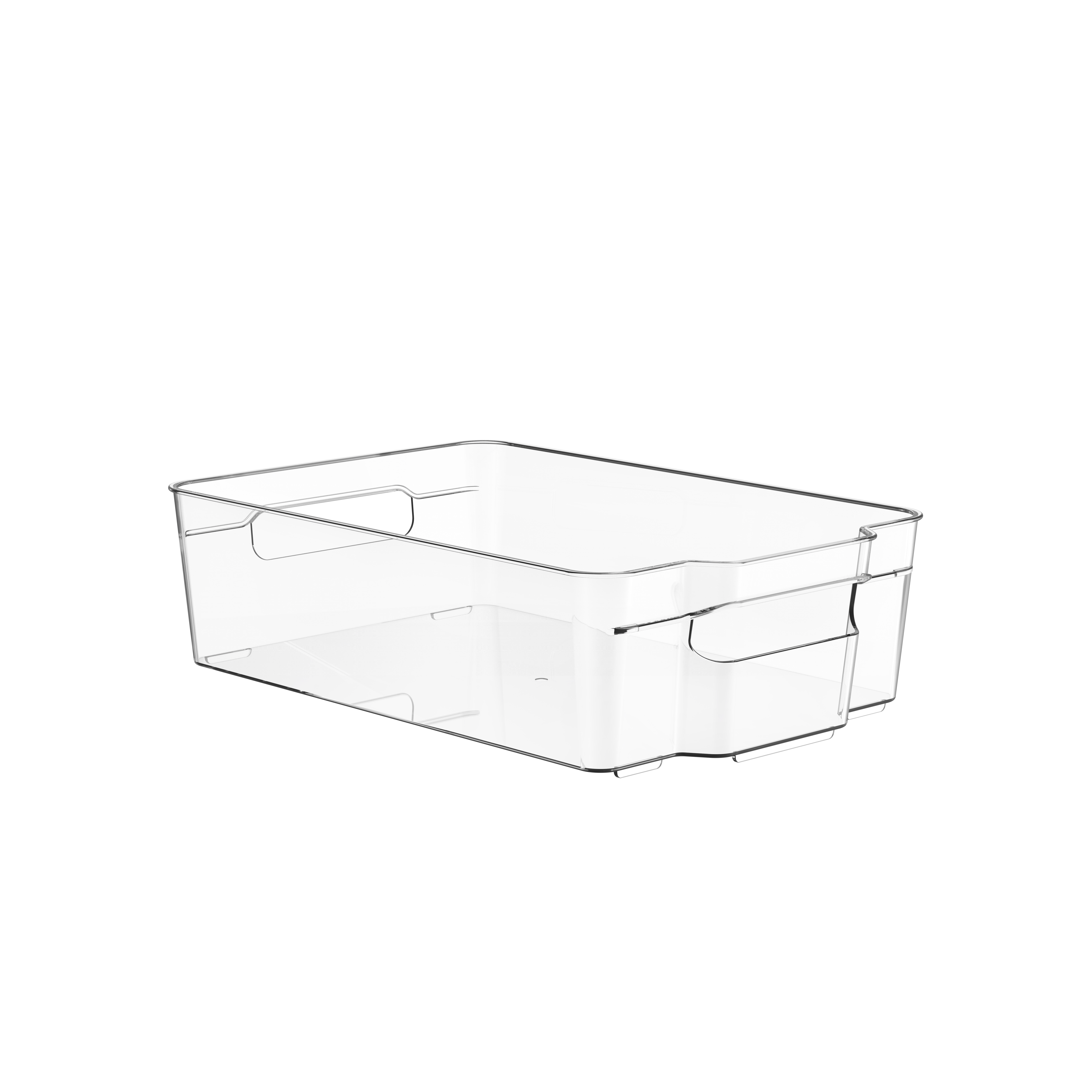 Malaking fridge bin na may mga hawakan